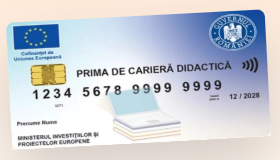 Cardul Prima de carieră didactică